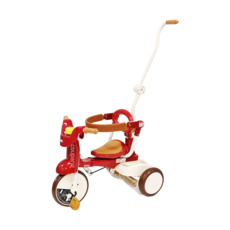 iimo 升級款 02 兒童三輪車, 1-5歲適用, 日本品牌台灣產, 紅色, 1台
