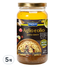 오뚜기프레스코 알리오올리오 파스타소스, 380g, 5개