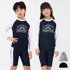 아쿠아티카 아동용 래쉬가드 바지 2피스세트 AQA311