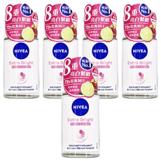 NIVEA 妮維雅 止汗爽身乳液 美白系列, 50ml, 5瓶