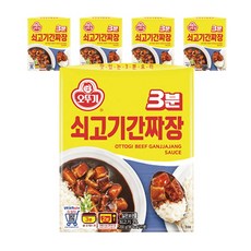 OTTOGI 不倒翁 3分鐘即食牛肉炸醬調理包, 200g, 5個