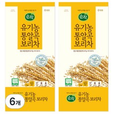 순작 유기농 통알곡 보리차, 1kg, 1개입, 6개