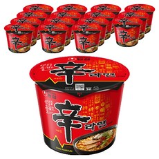 신라면 큰사발면 114g, 16개