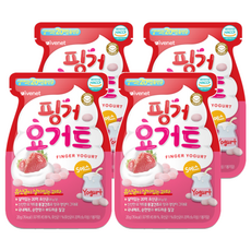 아이배냇 핑거 요거트, 딸기, 20g, 4개