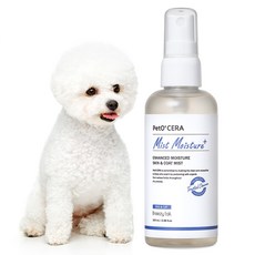 Breezy tail 狗狗Petocera保濕低刺激噴霧 保濕Plus 嬰兒爽身粉香, 100ml, 1個