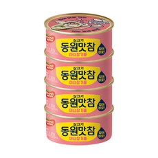 DONGWON Tuna 美味美乃滋芝麻油鮪魚罐頭, 4個, 90g