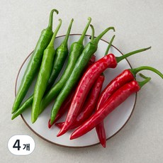 밀양 청홍고추, 150g, 4개