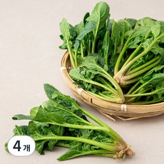 국내산 시금치, 500g, 4개