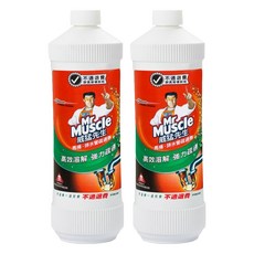 威猛先生 馬桶/排水管疏通劑, 高效溶解 強力疏通 馬桶及排水管適用, 960ml, 2瓶