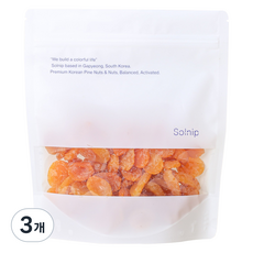 솔닙 달콤하고 향긋한 건살구, 180g, 3개