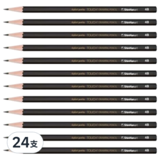 TOUCH 新韓繪畫素描鉛筆繪圖鉛筆, 4B, 24支