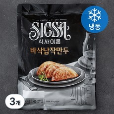 식사이론 바삭납작만두 (냉동), 350g, 3개