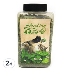 힐링타임 띵가띵가 드라이캣닢, 캣닢, 80g, 2개