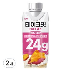 테이크핏 맥스 호박고구마맛 프로틴, 250ml, 2개