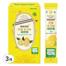 매일레몬 리얼 유기농 레몬즙, 280g, 3개 3세트