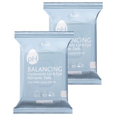Prreti 弱酸性平衡玻尿酸眼唇卸妝棉 30張 2組, 55g, 2包