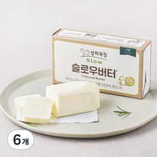 상하목장 슬로우 가염버터, 100g, 2개입, 6개
