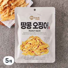 리프레쉬 촉촉한 땅콩 버터 오징어, 30g, 5개 30g, 5개