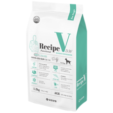 유한양행 Recipe V 반려견 처방식사료, 다이어트+관절+중성화, 1.2kg, 1개