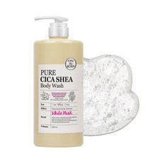 온더바디 퓨어시카 정말 순한 온가족 바디워시 화이트머스크향, 1L, 1개 1000ml, 1개