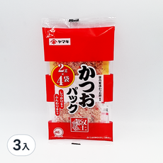 雅瑪吉柴魚細片3入組，日式鰹魚風味，適用於涼拌豆腐、章魚燒、大阪燒等各式料理, 8g, 3入