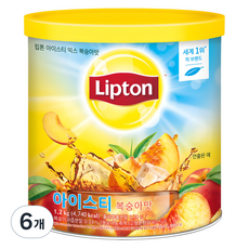 립톤 아이스티 믹스 복숭아맛, 1.2kg, 1개입, 6개