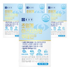 종근당 초임계 아스타잔틴 루테인, 30정, 4개