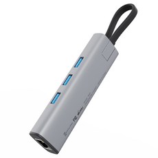 펀디안 USB3.1 Gen1 C타입 기가비트 랜카드 USB3.0 멀티허브 PH01