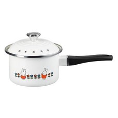 Le Creuset 米飛兔琺瑯便利醬汁鍋16cm，單柄設計，可愛造型，快速導熱, 16cm, 單一顏色, 1個