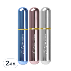 파인듀 향수 공병 8ml x 3종 세트, 샤인블루, 샤인핑크, 샤인실버, 2세트