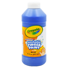 Crayola 繪兒樂 可水洗手指畫顏料 藍色, 16oz, 1色, 1瓶