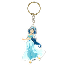 迪士尼 公主壓克力鑰匙圈 ca634-2, 茉莉, 1個