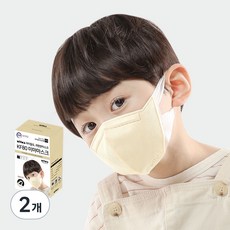 미마마스크 컬러 마스크 초소형 KF80, 30개입, 2개, 아이보리
