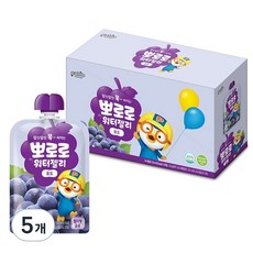 팔도 뽀로로 워터젤리 포도, 120ml, 50개