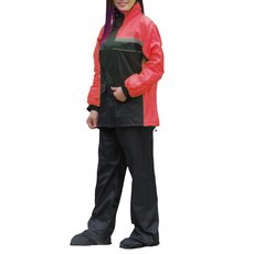 Moto cap 鈦鴻 M203 勁裝版運動風雨衣, 紅色