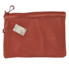 MUJI 無印良品 聚酯纖維雙拉鍊袋 L