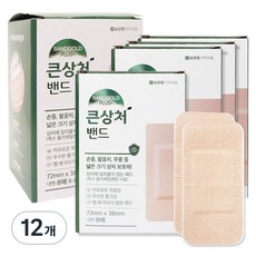 밴드골드 플러스 큰 상처 밴드 대형, 8개입, 12개