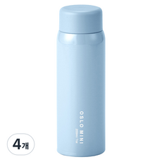오슬로 미니 텀블러, 스카이블루, 200ml, 4개