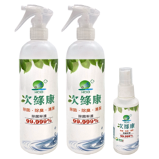 次綠康 腸病毒專用廣效除菌液 Set，除菌除臭清潔，除菌率達99.999%, 350ml, 1組