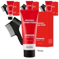 Graphen Original 男士燙髮 100ml + 刷梳 + 燙紙 + 2 個固定夾, 4個