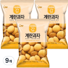 청우 계란과자, 40g, 9개