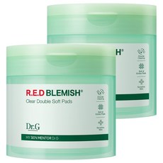 닥터지 레드 블레미쉬 클리어 더블 결 패드 180ml, 60개입, 2개