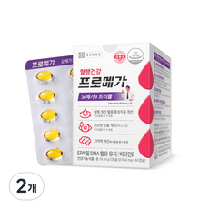 프로메가 오메가3 트리플 장용성 39.24g, 60정, 2개