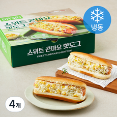 삼립 시티델리 스위트콘마요 핫도그 (냉동), 150g, 4개, 3개입