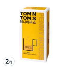 탐앤탐스 페니하우스 아메리카노 원두커피믹스, 100개입, 2개, 1.5g