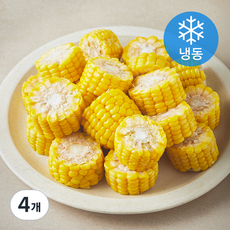지엔씨푸드 증숙 옥수수 (냉동), 1kg, 4개, 1개입