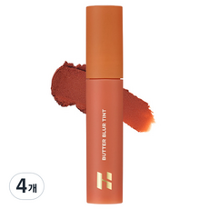  홀리카홀리카 버터 앤 베터 버터블러 틴트, 02 피넛, 4g, 4개 