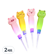 LED 캐릭터 유아귀이개 세트, 4개입, 2세트