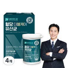 NATUREDREAM Blood Sugar Double Care乳酸菌巴拿巴葉萃取膠囊 9g, 30顆, 4個