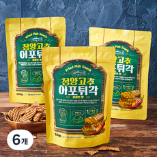 청양고추 어포튀각, 100g, 6개